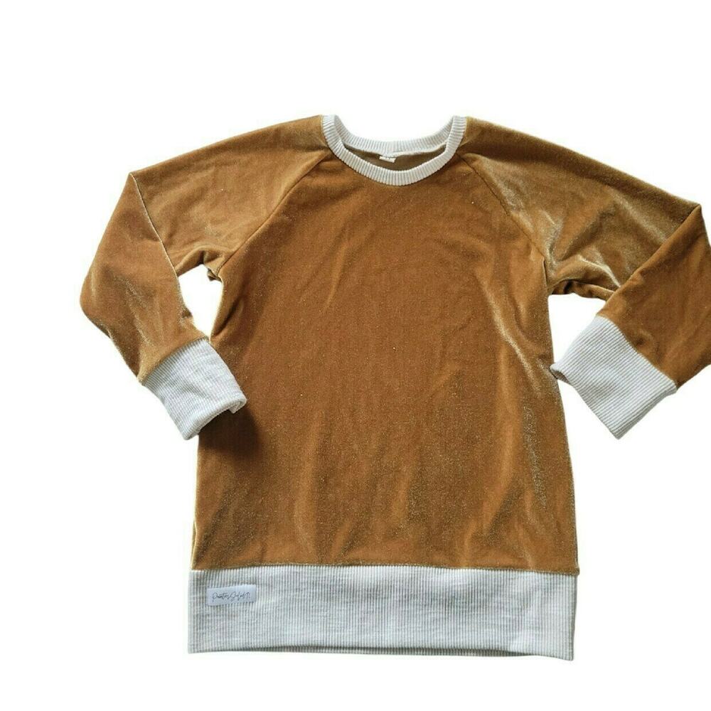 Punto Y Solid Velour Sweatshirt